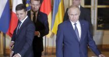Stire din Actualitate : Vladimir Putin nu consideră întrunite condiţiile pentru o întâlnire cu Volodimir Zelenski