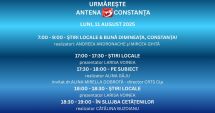 Stire din Actualitate : Programul zilei de luni, 11 august, la Antena 3 Constanța