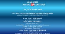 Stire din Actualitate : Programul zilei de joi, 21 august, la Antena 3 Constanța