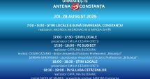 Stire din Actualitate : Programul zilei de joi, 28 august, la Antena 3 Constanța