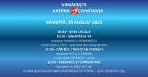 Stire din Actualitate : Programul zilei de sâmbătă, 30 august, la Antena 3 Constanța