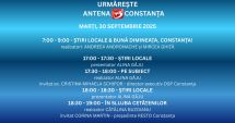 Stire din Actualitate : Programul zilei de marți, 30 septembrie, la Antena 3 Constanța