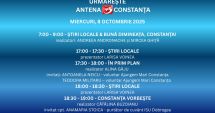 Stire din Actualitate : Programul zilei de miercuri, 8 octombrie, la Antena 3 Constanța