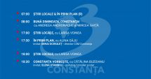 Stire din Actualitate : Programul zilei de miercuri, 5 noiembrie, de la Antena 3 Constanța