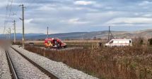 Stire din Eveniment : Doi muncitori au fost loviți de o șină de cale ferată în timpul unor lucrări