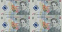 Stire din Economie : BNR: Coală specială formată din patru bancnote cu valoare nominală de 20 lei, lansată în circuitul numismatic