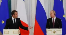 Stire din Actualitate : Kremlinul susține că Putin este pregătit de dialog cu Macron