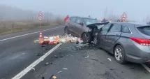 Stire din Eveniment : Un şofer și-a pierdut viața pe loc, după ce s-a izbit frontal de o altă maşină