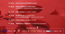 Stire din Actualitate : Programul zilei de miercuri, 7 ianuarie, de la Antena 3 Constanța