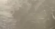 Stire din Social : Ger afară, aburi pe mare! Marea Neagră pare că fierbe