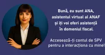 Stire din Economie : Digitalizare: ANAF a lansat chatbot-ul ANA, un asistent virtual pentru informații fiscale