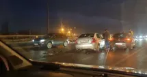 Stire din Eveniment : Accident pe podul de la Doraly din Constanța. Mai multe mașini sunt implicate