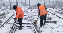 Stire din Economie : SRCF Constanța: Circulația pe calea ferată în condiții de iarnă, cu restricții de viteză