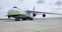 Stire din Economie : Un colos Antonov An-124-100M Ruslan a aterizat vineri pe Aeroportul Mihail Kogălniceanu