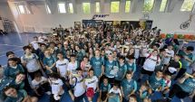 Stire din Cultură-Educație : 300 de elevi constănțeni au făcut mișcare alături de campioana europeană Sabrina Voinea