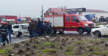 Stire din Eveniment : ACCIDENT RUTIER GRAV la ieșire din Lumina. Patru mașini implicate