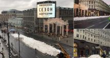 Efectele încălzirii globale: Zăpadă artificială la Moscova