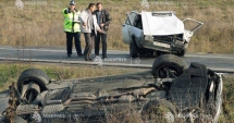 Stire din Eveniment : Accident rutier! Două mașini au intrat în coliziune, pe fondul nepăstrării distanței de mers