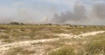 Stire din Eveniment : Incendiu DEVASTATOR în localitatea VADU. Cherhana ARSĂ DIN TEMELII. Pompierii se luptă cu flăcările de ore întregi