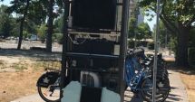 Stire din Social : O nouă stație de biciclete, din Constanța, a fost vandalizată