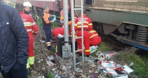 Stire din Eveniment : UPDATE / Se zbate între viață și moarte, după ce a fost prins sub locomotivă, la Constanța