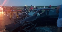 Stire din Eveniment : ACCIDENT GRAV CU CINCI VICTIME, ÎN URMA UNEI CURSE DE MAȘINI, LA MEDGIDIA. Galerie foto