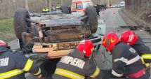 Stire din Eveniment : Accident cu trei victime, la Tulcea! Mașina s-a răsturnat