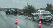 Stire din Eveniment : Accident rutier la ieșire de pe autostrada A4. Intervin cadrele medicale