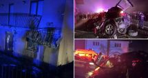 Stire din Eveniment : Vitezoman mort într-un accident cumplit. Mașina, propulsată în balconul vecinului