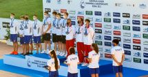 Stire din Sport : Nataţie / Ştafeta 4x100 m liber masculin a României, medaliată cu argint la Europene