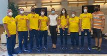 Stire din Sport : Olimpism / Încurajaţi de preşedintele COSR, înotătorii români au plecat spre Tokyo