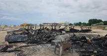 Stire din Eveniment : Cum arată terasele din Mamaia Nord după incendiul violent din această dimineață