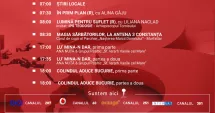 Stire din Actualitate : Programul zilei de joi, 25 decembrie, de la Antena 3 Constața