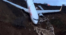 Stire din Actualitate : VIDEO INCREDIBIL. Un avion de pasageri, aproape să cadă în Marea Neagră