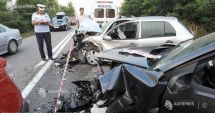 Stire din Eveniment : GRAV ACCIDENT RUTIER! Trafic îngreunat, după ce patru mașini s-au ciocnit