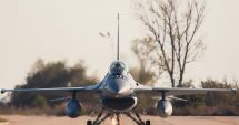 Forţele Aeriene: Zboruri de antrenament la înălţimi mici, cu avioane F-16, în sud-estul ţării