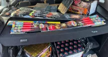 Stire din Eveniment : Articole pirotehnice descoperite într-un autoturism de către polițiștii de frontieră constănțeni