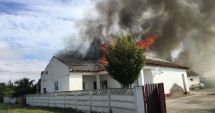 Stire din Social : Incendiu violent în județul Constanța! Arde o casă