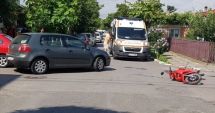 Stire din Eveniment : FOTO / ACCIDENT RUTIER, ÎNTRE EFORIE ȘI AGIGEA! Victima, conducătorul unui moped
