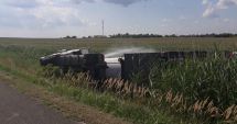 Stire din Eveniment : PERICOL DE EXPLOZIE! Cisternă cu kerosen răsturnată pe Autostrada Soarelui. TRAFIC DEVIAT!