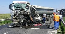 Stire din Eveniment : ACCIDENT RUTIER MORTAL ! Coliziune frontală FATALĂ, între două autotrenuri!