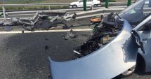 Stire din Eveniment : ACCIDENT rutier pe Autostrada Soarelui. O persoană este rănită