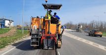 Stire din Social : Se execută lucrări de reparații pe drumul național DN 39