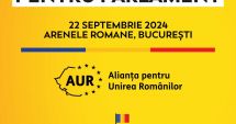 Stire din Politică-Administrație : AUR și-a prezentat candidații pentru alegerile parlamentare, la Arenele Romane din București. Cine se află pe lista secretă publicului, de la Constanţa