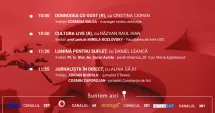 Stire din Actualitate : Programul zilei de duminică, 25 aprilie, de la Antena 3 Constanța