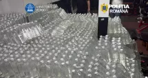 Stire din Eveniment : Percheziții și captură impresionantă. Opt tone de alcool au fost confiscate de anchetatori