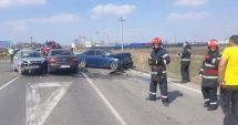 Stire din Eveniment : Accident pe Autostrada Soarelui. Doi oameni, răniți grav