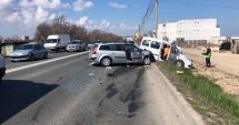 Stire din Eveniment : GALERIE FOTO / Accident rutier între Eforii! Două mașini implicate, O VICTIMĂ!
