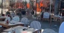 Stire din Eveniment : TERASE în FLĂCĂRI în stațiunea Mamaia