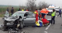 Stire din Eveniment : ACCIDENT GRAV pe DN 2A. Răniți, în urma impactului dintre un TIR și o mașină!